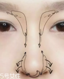 怎么把鼻梁畫高？小白都能駕馭的四步鼻梁修容法