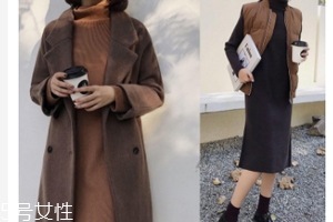 長(zhǎng)款毛衣怎么搭配外套？六款毛衣連衣裙怎么搭都好看