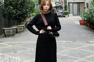黑色針織裙配什么上衣好看？小女人溫柔氣質(zhì)盡顯