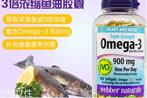 webber naturals魚油怎么吃？3倍濃縮深海魚油