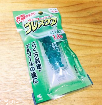 小林制藥口氣清新丸吃幾顆？