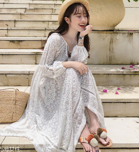 2022新款蕾絲連衣裙？回頭率超高的仙女裙