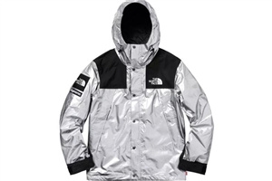 supreme聯(lián)名tnf銀色沖鋒衣多少錢？