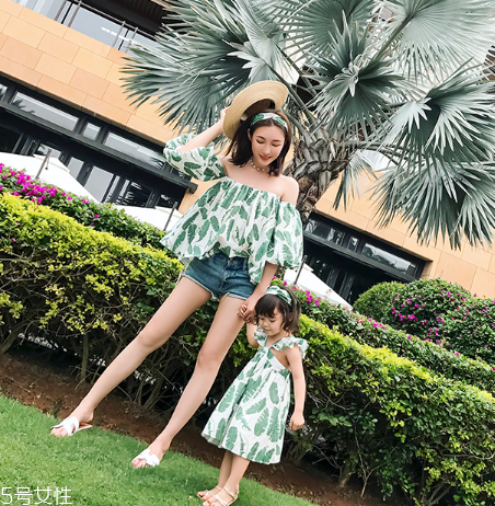 夏天母女裝怎么搭配？夏季母女裝搭配圖片