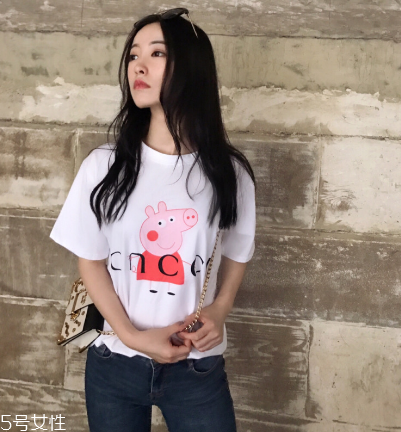gucci小豬佩奇短袖是真的嗎？gucci小豬佩奇t恤真假
