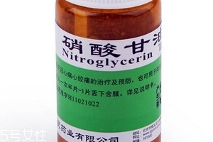 硝酸甘油能降心率嗎？心率高吃硝酸甘油可以嗎？