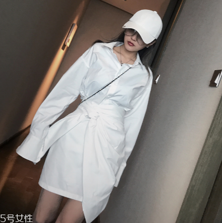 襯衫裙怎么穿好看？襯衫裙穿搭圖片