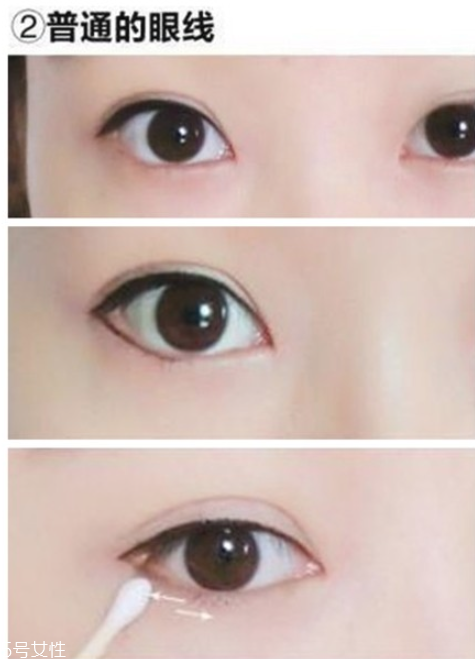 日常怎樣畫(huà)眼線好看 自己畫(huà)眼線的技巧圖解