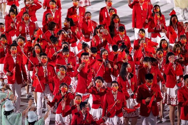 中國代表團(tuán)入場時(shí)觀眾高喊加油 東京奧運(yùn)會中國代表團(tuán)多少人